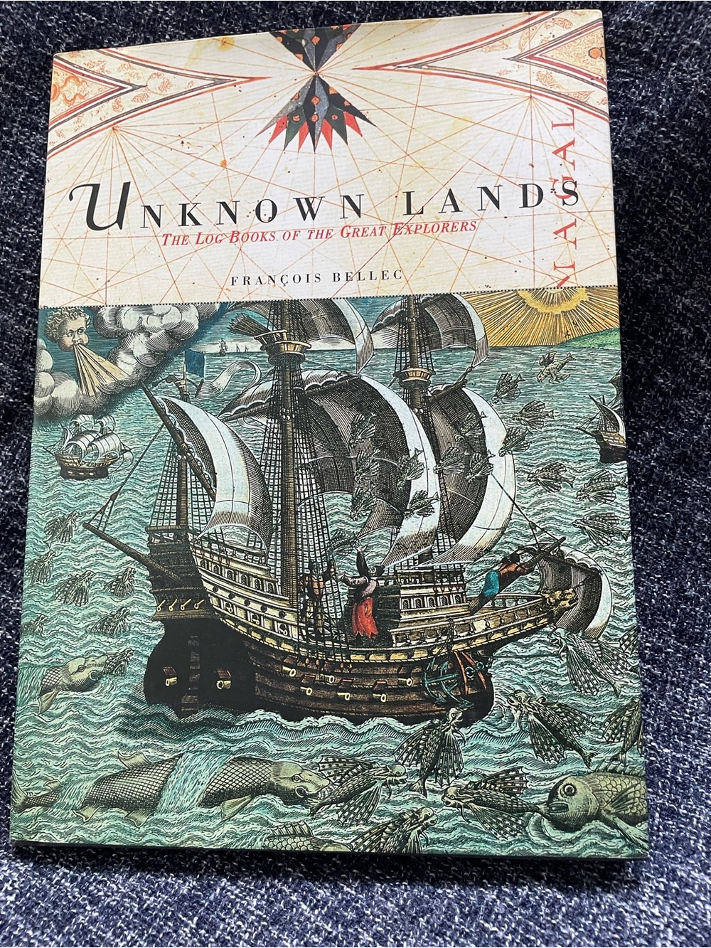 Unknown Lands: The Log-Books of the Great Explorers — Nautical Coffee Table Book